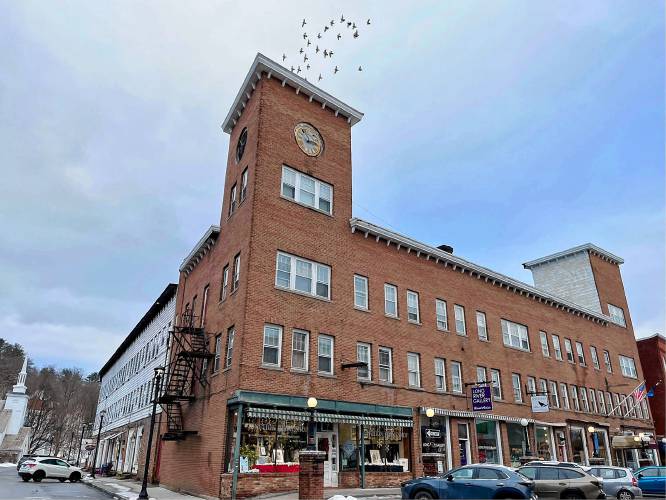 The Hotel Coolidge in White River Junction, Vt., on Monday, Jan. 29, 2024. (VtDigger - Maggie Cassidy)
