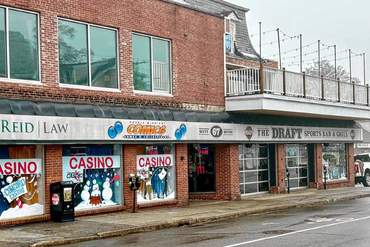 In December, the state suspended former state Sen. Andy Sanborn's gaming license and ordered him to sell his Concord Casino. On Thursday, Sept. 5, 2024, Sanborn requested an extension to the Sept. 30 sale deadline. (New Hampshire Bulletin - Annmarie Timmins) In December, the state suspended former state Sen. Andy Sanborn's gaming license and ordered him to sell his Concord Casino. On Thursday, Sept. 5, 2024, Sanborn requested an extension to the Sept. 30 sale deadline. (New Hampshire Bulletin - Annmarie Timmins)